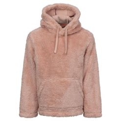 Trespass Temoni — polarowa bluza z kapturem unisex Mid Rose. Czerwone bluzy damskie Trespass, bez wzorów, z polaru, z kapturem. Za 261.99 zł.
