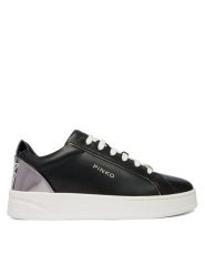 PINKO Sneakersy Iris 01 SS0131 P001 Czarny. Czarne obuwie sportowe damskie Pinko, ze skóry, bez zapięcia. Za 859.99 zł.
