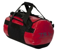 Clique 2-in-1 bag 75L – torba sportowa i plecak w jednym – red. Czerwone torby sportowe CLIQUE, bez wzorów, z materiału. Za 330.57 zł.