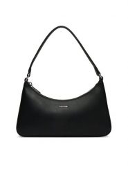 Calvin Klein Torebka Ck Must Small Shoulder Bag LV04F3096G Czarny. Czarne torebki klasyczne damskie Calvin Klein, ze skóry, bez dodatków. Za 319.99 zł.