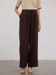 BGN Spodnie w kolorze brązowym rozmiar: 40. Brązowe spodnie materiałowe damskie BGN, bez wzorów, z materiału. Za 180.06 zł.