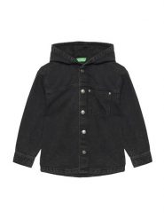 United Colors Of Benetton Koszula jeansowa 5PWACQ03X Szary Regular Fit. Szare koszule chłopięce United Colors Of Benetton, bez wzorów, z bawełny, bez kołnierzyka, bez ramiączek. Za 99.99 zł.