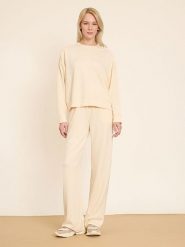 BGN 2-częściowy zestaw w kolorze beżowym rozmiar: 38. Brązowe spodnie materiałowe damskie BGN, bez wzorów, z dresówki. Za 128.55 zł.