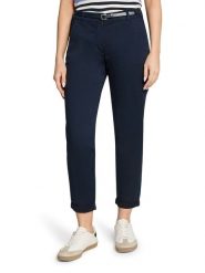 Betty Barclay Spodnie chino w kolorze granatowym rozmiar: 36. Niebieskie spodnie materiałowe damskie Betty Barclay, bez wzorów, ze skóry. Za 144.95 zł.