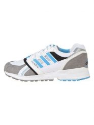 Adidas Sneakersy w kolorze biało-szaro-błękitnym rozmiar: 36. Białe obuwie sportowe damskie Adidas, bez zapięcia. Za 184.46 zł.