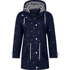 Płaszcz damski Pro-X Elements Marly. Niebieskie płaszcze damskie PRO-X ELEMENTS, bez wzorów, z materiału, z kapturem. Za 488.50 zł.