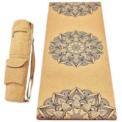 Mata do jogi korka Hi-tech 6mm +Torba z korka, 3 materiały dla większej wygody1. Brązowe torby sportowe ACHAMANA, bez wzorów, z bawełny, duże. Za 529.00 zł.