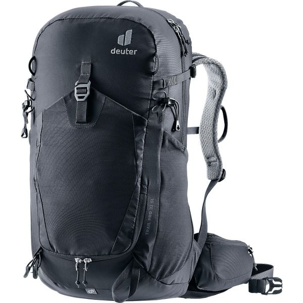 Plecak damski Deuter Trail Pro 31 SL - black. Czarne plecaki Deuter, bez wzorów. Za 709.99 zł.