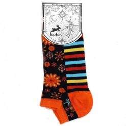 Stopki bambusowe Hop Hare - Kwiaty Mandali 36-40. Czarne skarpetki damskie NO BRAND, bez wzorów, z elastanu. Za 24.99 zł.