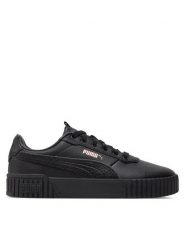 Puma Sneakersy Carina 2.0 Lux 395017-02 Czarny. Czarne obuwie sportowe damskie Puma, ze skóry, bez zapięcia. Za 239.99 zł.