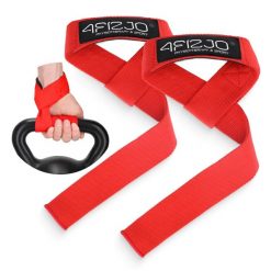 Paski treningowe do martwego ciągu 4FIZJO 2 sztuki. Czerwone paski damskie 4FIZJO, bez wzorów. Za 29.99 zł.