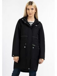 Schmuddelwedda Płaszcz przeciwdeszczowy w kolorze czarnym rozmiar: M. Czarne płaszcze damskie Schmuddelwedda, m, bez wzorów, bez kaptura. Za 333.81 zł.