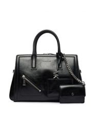 MICHAEL Michael Kors Torebka Laila 30S6S9IS2L Czarny. Czarne kuferki damskie MICHAEL Michael Kors, ze skóry, bez dodatków. Za 1,729.00 zł.