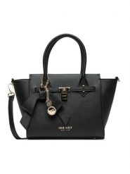 Nine West Torebka CEO-Chelsea-Charm-II-LX10185 Czarny. Czarne torebki klasyczne damskie Nine West, z materiału, bez dodatków. Za 349.99 zł.