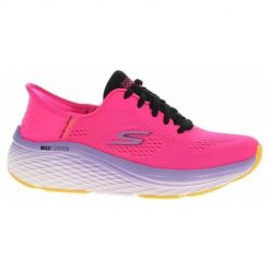 Buty do biegania damskie Skechers Max Cushioning Elite 2.0. Czerwone obuwie sportowe damskie Skechers, z materiału, bez zapięcia, do biegania. Za 644.00 zł.