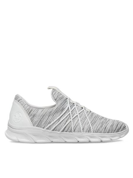 Rieker Sneakersy 54071-80 Szary. Szare obuwie sportowe damskie Rieker, z materiału, bez zapięcia. Za 309.99 zł.