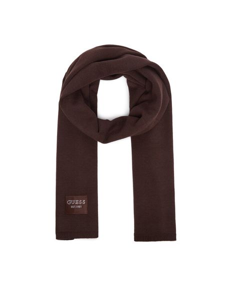 Guess Szalik AW5632 VIS03 Brązowy. Brązowe szaliki damskie Guess, z aplikacjami, z wiskozy. Za 234.99 zł.