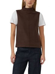 S.Oliver Bezrękawnik w kolorze brązowym rozmiar: 46. Brązowe swetry klasyczne damskie S.Oliver, s, bez kołnierzyka. Za 95.99 zł.