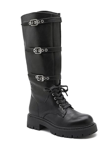 Sixth Sens Kozaki w kolorze czarnym rozmiar: 40. Czarne kozaki damskie Sixth Sens, na zimę, bez obcasa, bez zapięcia. Za 165.99 zł.