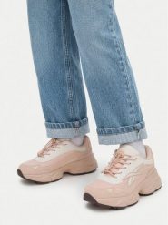 Reebok Sneakersy CEO-124 Różowy jasny. Czerwone buty sportowe dziewczęce Reebok, z materiału, bez zapięcia. Za 149.99 zł.