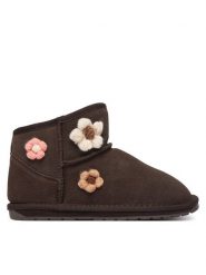 EMU Australia Śniegowce Daisy K13232 Brązowy ciemny. Brązowe kozaki dziewczęce EMU Australia, bez wzorów, bez obcasa, bez zapięcia. Za 384.99 zł.