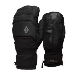 Rękawice narciarskie Black Diamond Mission MX Mitts. Czarne rękawiczki damskie Black Diamond, bez wzorów. Za 360.99 zł.