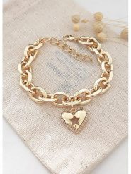 Atelier MIU Pozłacana bransoletka z cyrkoniami rozmiar: onesize. Żółte bransoletki damskie atelier MIU, pozłacane. Za 50.45 zł.