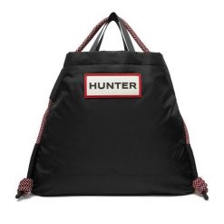 Torebka Hunter. Czarne shopper bag Hunter, bez wzorów, bez dodatków. Za 199.99 zł.