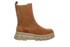 Botki Bayla-161 188 2103 53 Coconut Suede 161637, Brązowy, Skóra naturalna - 40. Brązowe botki damskie Bayla, na zimę, z gumy, eleganckie, z okrągłym noskiem, za kostkę, bez obcasa, bez zapięcia. W wyprzedaży za 242.10 zł.