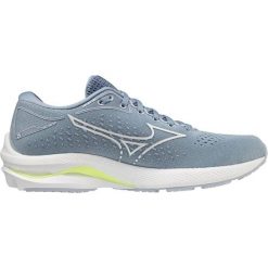 Buty do biegania damskie Mizuno Wave Rider 25. Niebieskie obuwie sportowe damskie Mizuno, z materiału, bez zapięcia, do biegania, mizuno wave. Za 534.00 zł.