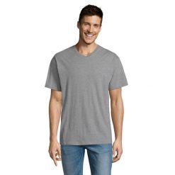 Koszulka Unisex Dla Dorosłych Victory Z Dekoltem W Szpic. Szare bluzki damskie SOL'S, xl, bez wzorów, bez kołnierzyka, bez ramiączek. Za 43.99 zł.