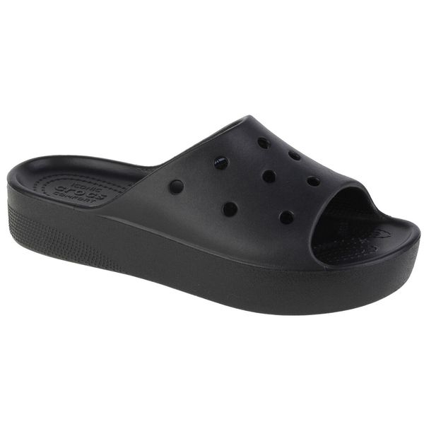 Crocs Classic Platform Slide W Kapcie Damskie. Czarne kapcie damskie Crocs, z nylonu. Za 305.00 zł.