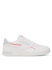 Reebok Sneakersy Court Advance Vegan 100033986 Biały. Białe obuwie sportowe damskie Reebok, z syntetyku, bez zapięcia. Za 229.99 zł.
