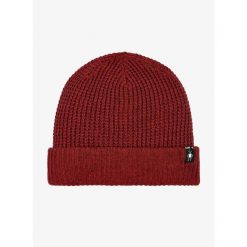 Czapka zimowa Smartwool Creek Run Beanie - currant heather. Czerwone czapki damskie Smartwool, na zimę, bez wzorów. Za 130.99 zł.
