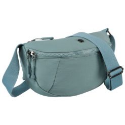 Saszetka damska Peterson PTN CSM-09 niebieska. Niebieskie nerki i saszetki damskie Peterson, bez wzorów. Za 74.99 zł.