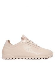 Calvin Klein Sneakersy Low Profile Run Mg Pol Mix Mat HW0HW03284 Beżowy. Brązowe obuwie sportowe damskie Calvin Klein, ze skóry, bez zapięcia. Za 489.99 zł.