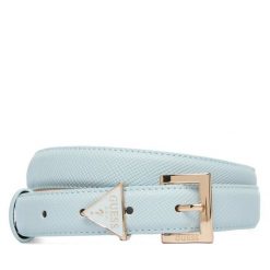 Pasek Damski Guess. Niebieskie paski damskie Guess, z aplikacjami. Za 179.99 zł.