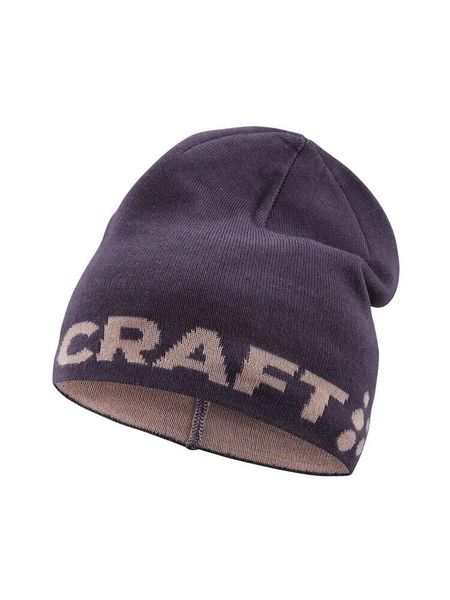 Craft Czapka Adv Nordic Training Merino Logo lekka. Fioletowe czapki damskie Craft, bez wzorów, z wełny. Za 103.30 zł.