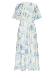 MOSS COPENHAGEN Sukienka w kolorze białym rozmiar: XS. Białe sukienki damskie Moss Copenhagen, bez wzorów, z lyocellu, bez ramiączek. Za 309.95 zł.