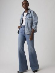 Levi's Dżinsy "Ribcage" - Flared fit - w kolorze niebieskim rozmiar: W31/L32. Niebieskie jeansy damskie Levi's, z podwyższonym stanem. Za 299.95 zł.
