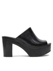 Melissa Klapki Melissa Mule Ad 32233 Czarny. Czarne klapki damskie Melissa, bez wzorów, z tworzywa sztucznego, bez obcasa, bez zapięcia. Za 289.99 zł.