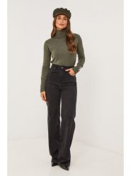 Soft Cashmere Golf w kolorze khaki rozmiar: 38/40. Brązowe golfy damskie Soft Cashmere, bez wzorów, z kaszmiru, bez ramiączek. Za 108.99 zł.