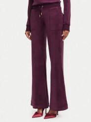 Juicy Couture Spodnie dresowe Layla JCSEBJ001G Bordowy Regular Fit. Czerwone spodnie dresowe damskie Juicy Couture, xxs, bez wzorów, z dresówki. Za 322.99 zł.
