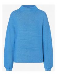 More & More Sweter w kolorze błękitnym rozmiar: 42. Niebieskie swetry klasyczne damskie More & More, bez kołnierzyka. Za 105.38 zł.