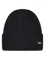 Barts Czapka "Calmela" w kolorze czarnym rozmiar: onesize. Czarne czapki damskie Barts, z aplikacjami, z wełny. Za 126.75 zł.