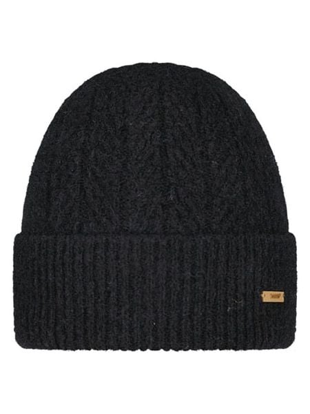 Barts Czapka "Calmela" w kolorze czarnym rozmiar: onesize. Czarne czapki damskie Barts, z aplikacjami, z wełny. Za 126.75 zł.