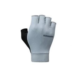 Krótkie rękawice Shimano Explorer Gel. Szare rękawiczki damskie Shimano, bez wzorów. Za 237.00 zł.