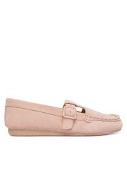 Clarks Mokasyny Freckle Tbar 26185904 Różowy. Czerwone mokasyny damskie Clarks, ze skóry, bez obcasa. Za 389.99 zł.