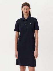 Gant Sukienka codzienna Shield 4201529 Granatowy Regular Fit. Niebieskie sukienki damskie Gant, bez wzorów, z bawełny, bez ramiączek. Za 299.99 zł.