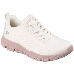 Buty sportowe damskie Skechers Bobs B Lite. Białe obuwie sportowe damskie Skechers, na fitness i siłownię. Za 390.00 zł.